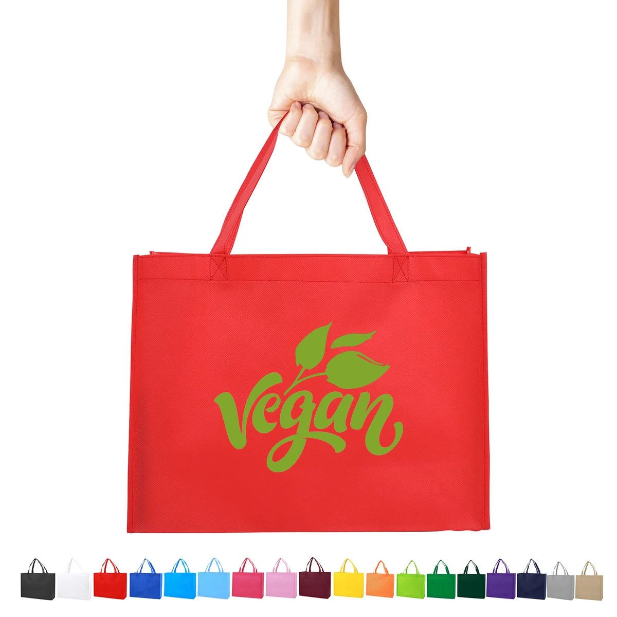 Non-Woven Shopping Tote Bag(16''X12''X6'') 1