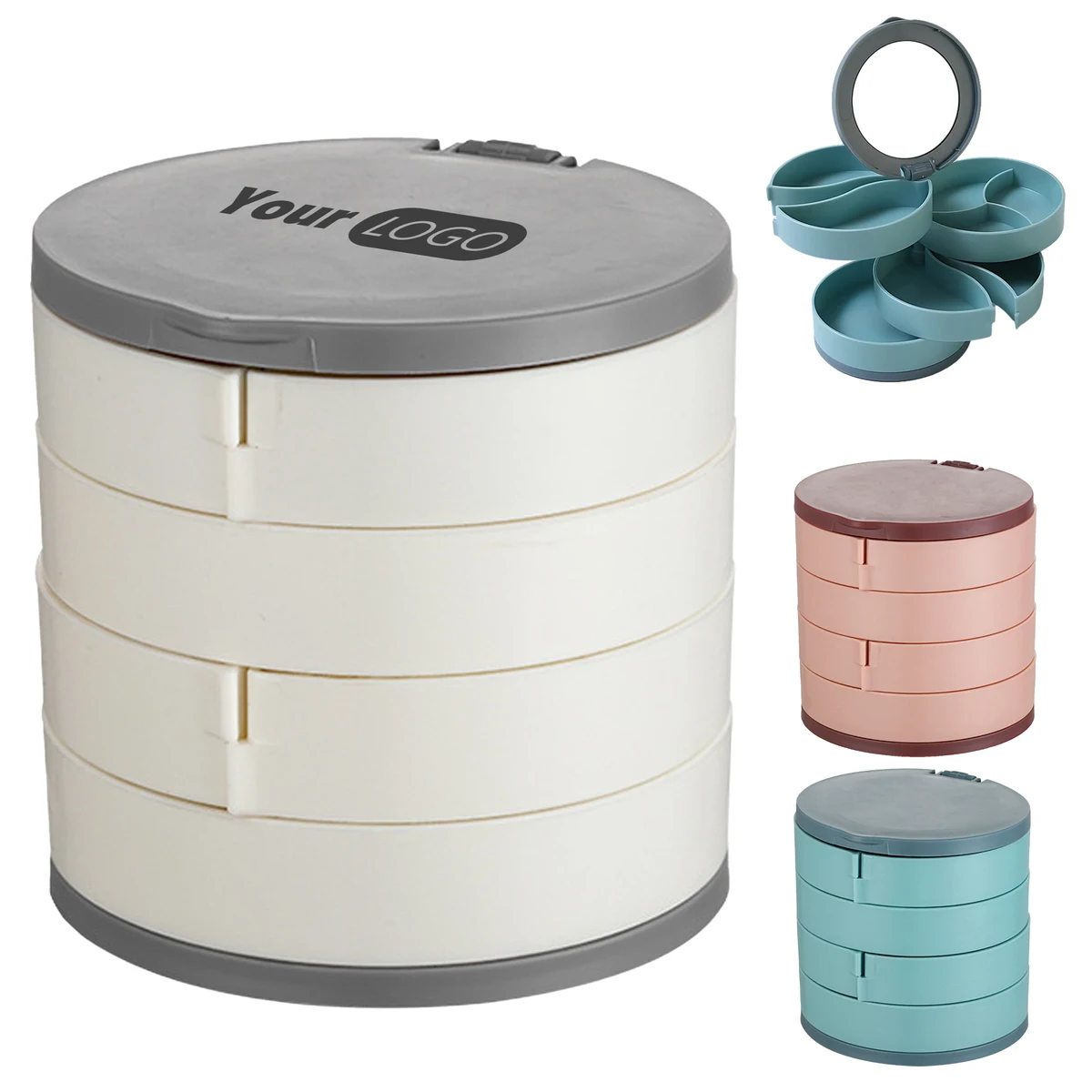 Abs Rotating Multi-Layer Jewelry Box 1