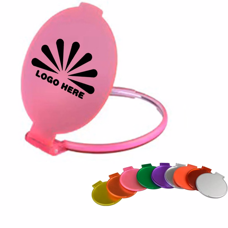 Plastic Makeup Mirror With Customizable Logo