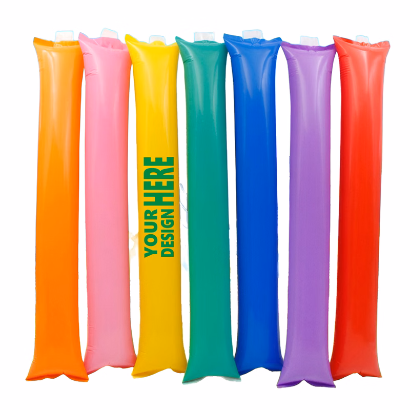 MOQ50 Promotional Inflatable Cheer Sticks for Events