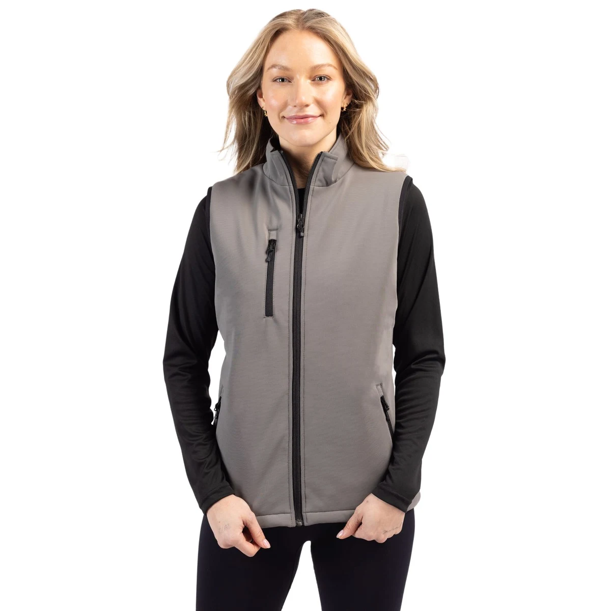Clique Equinox Insulated Softshell Womens Full Zip Vest 1