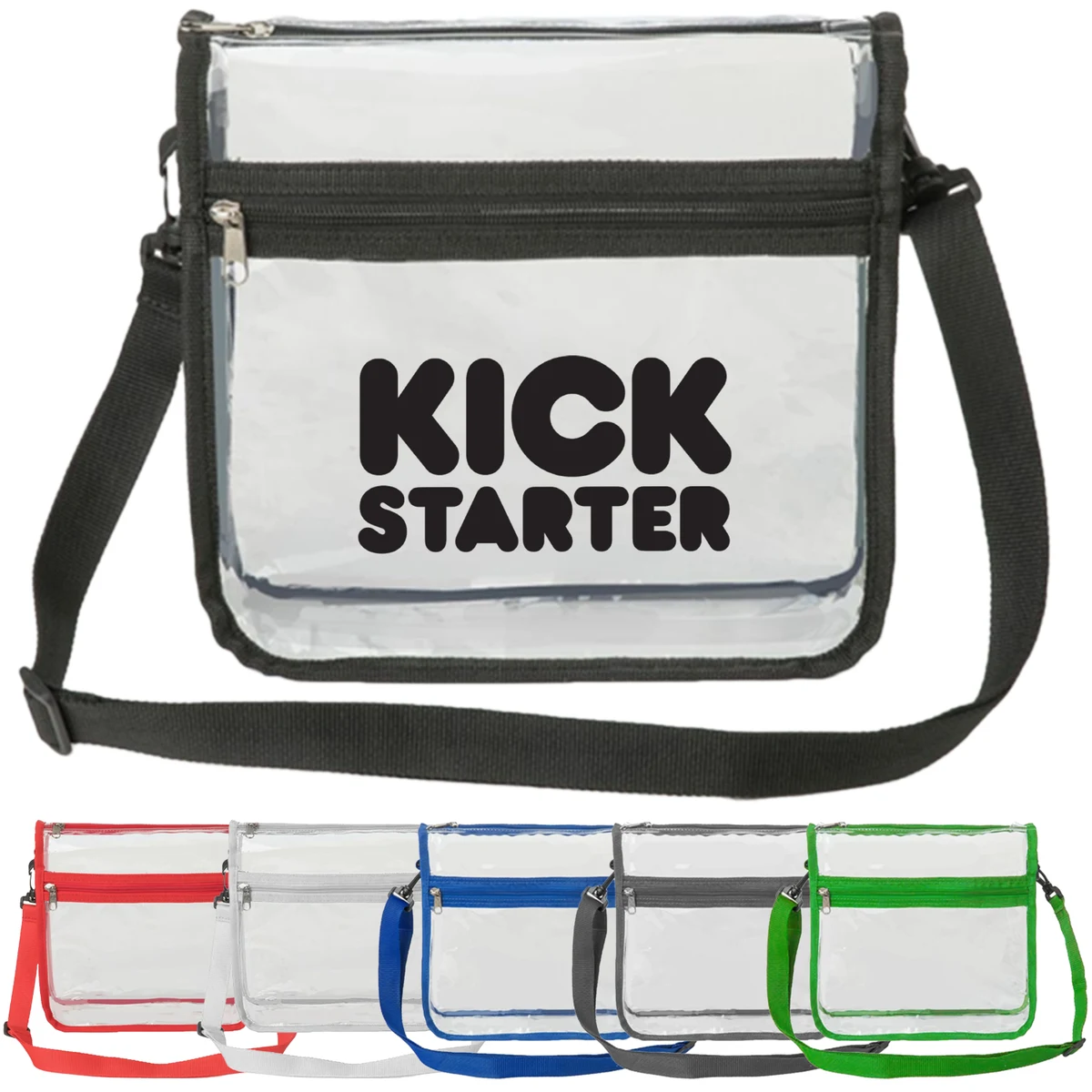 Stadium Approved Purse Tote Bag Clear PVC Transparent Crossbody Bag 1