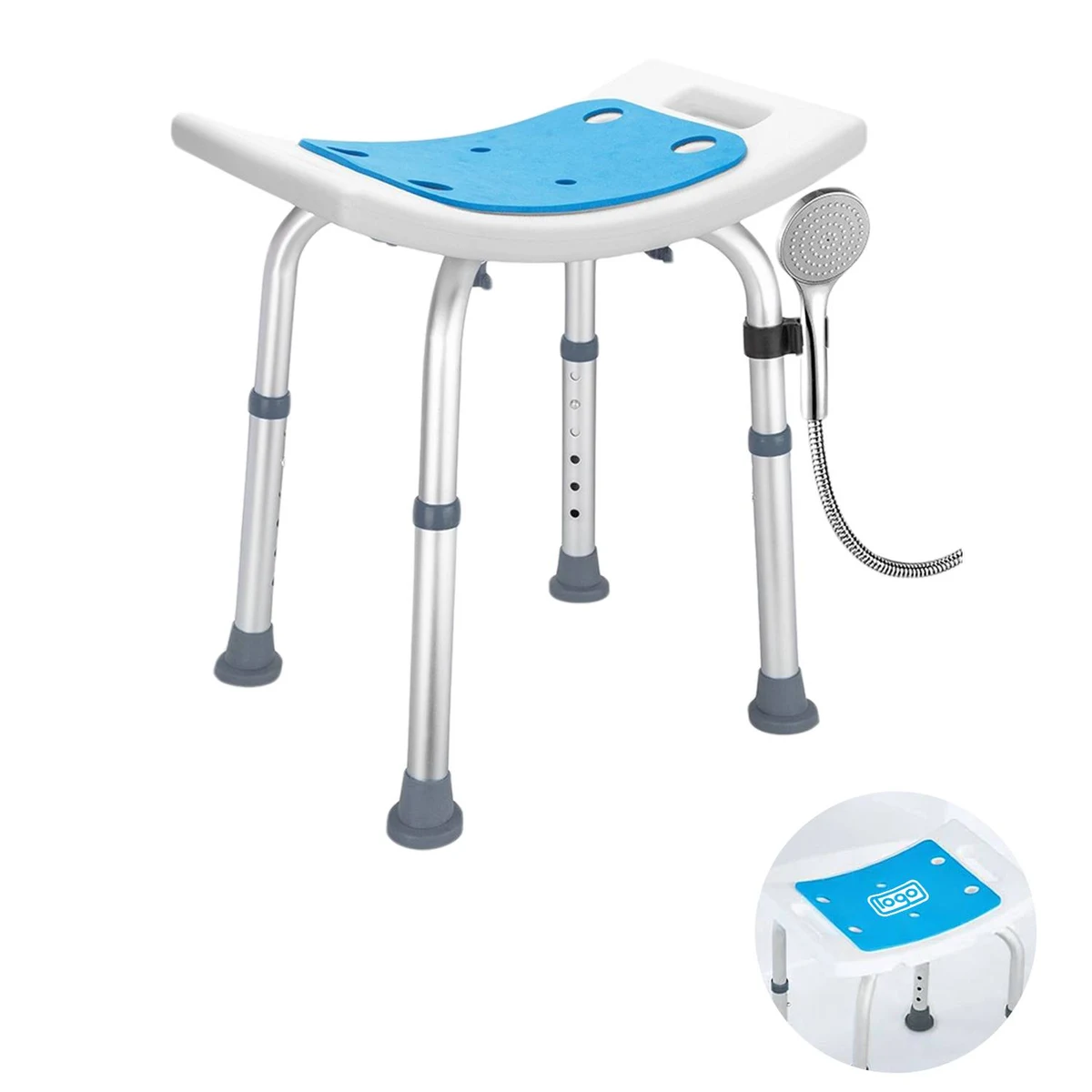 Adjustable Bathroom Shower Chair 1