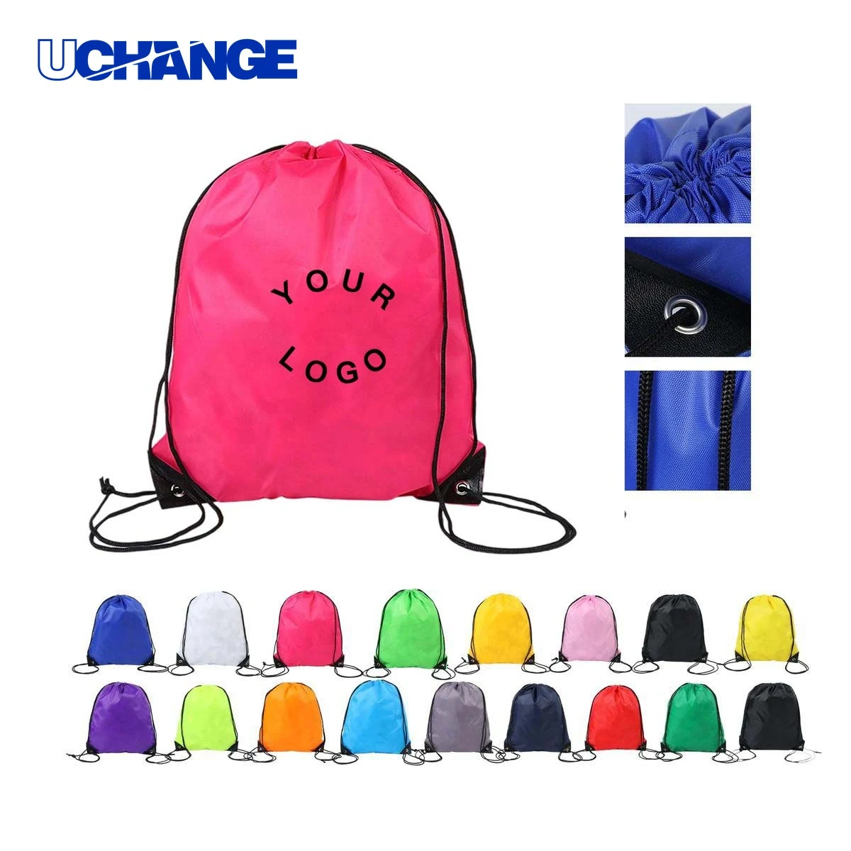 Polyester Drawstring Sports Bag with Strong Straps 1