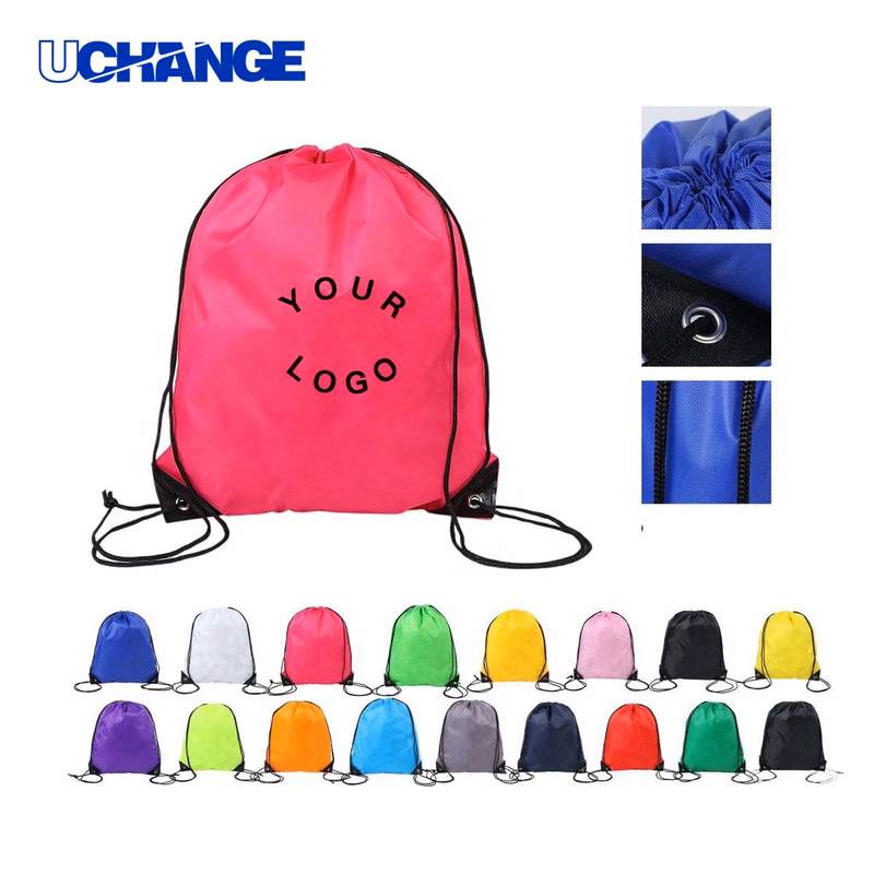 Polyester Drawstring Sports Bag with Strong Straps