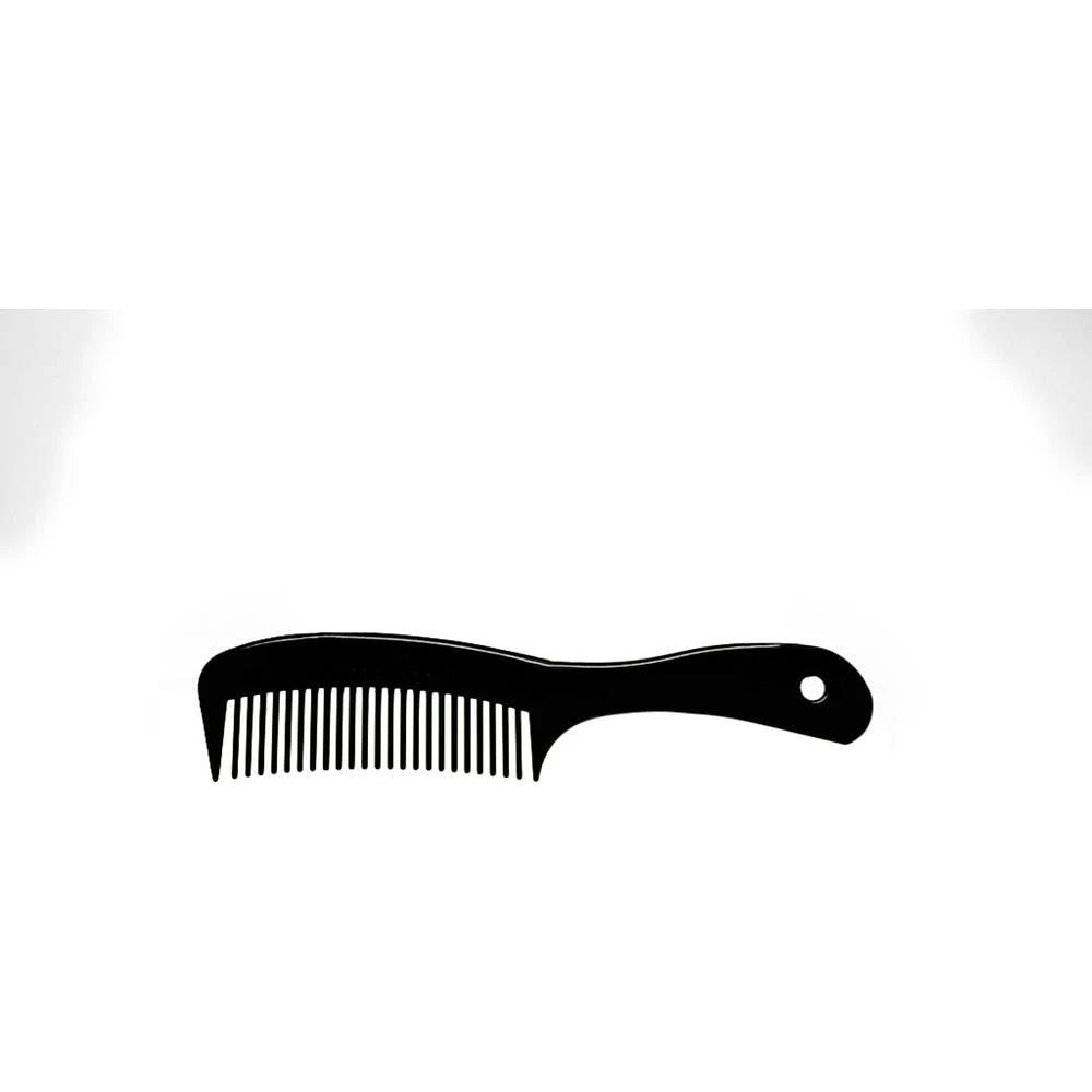 Wide Tooth Combs - Handle Black 8.625" 1