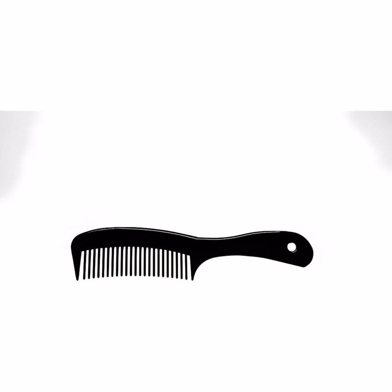 Wide Tooth Combs - Handle Black 8.625"