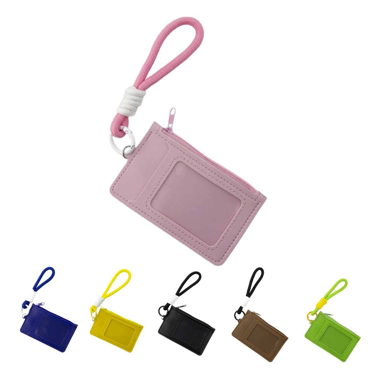 Cute solid color dopamine card bag 1