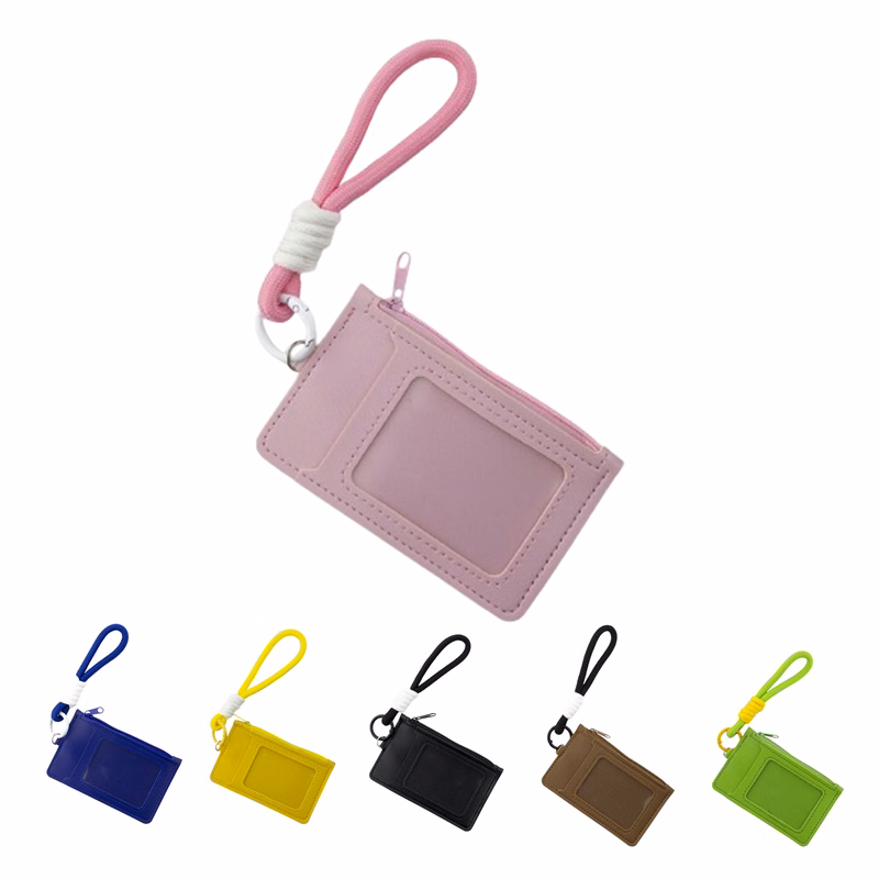 Cute solid color dopamine card bag