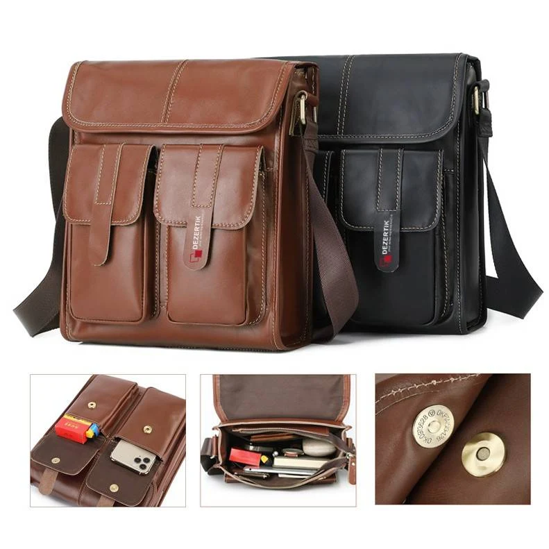 Men's Business Leather Briefcase 1
