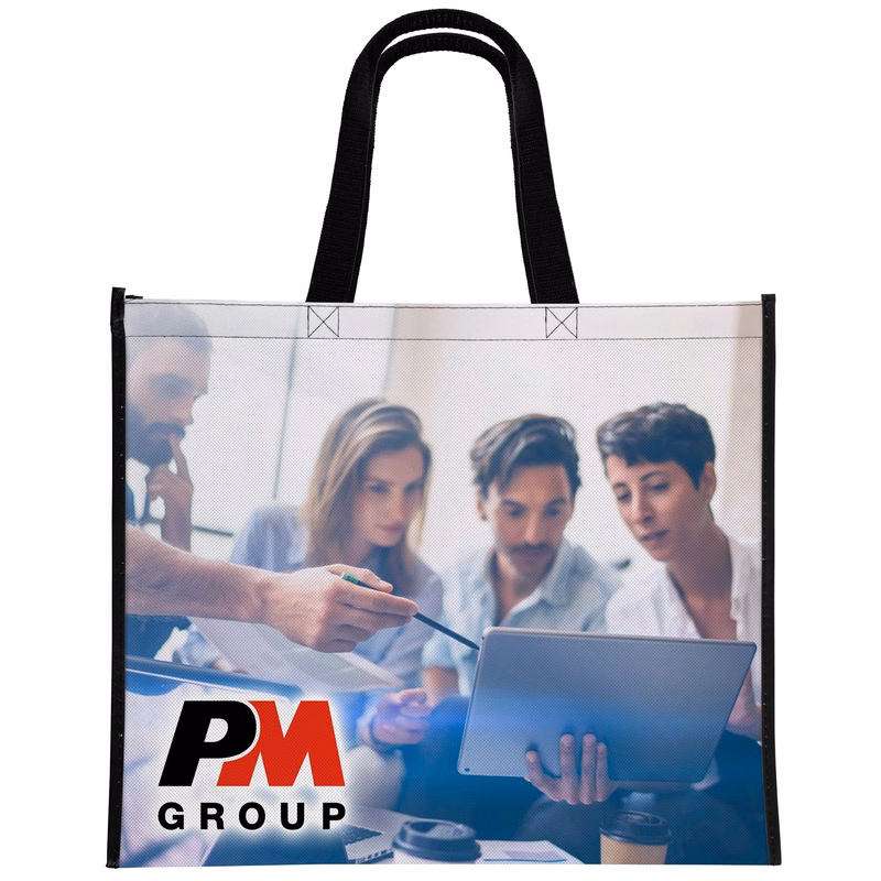 18" x 15" Laminated Full-Color Tote Bag
