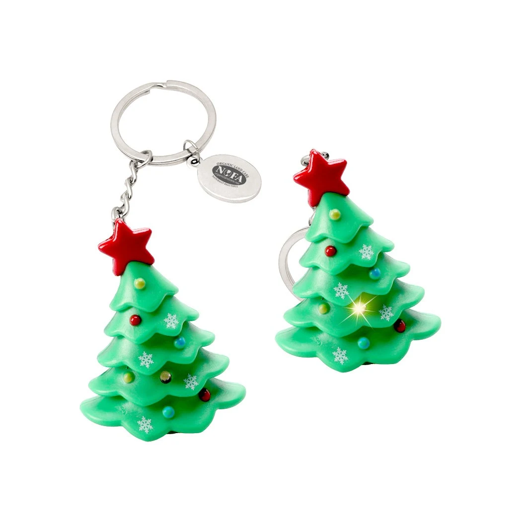 Christmas Tree Keychain LED Light 1