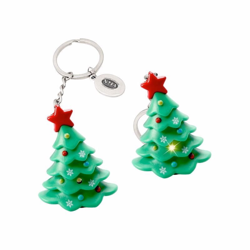 Christmas Tree Keychain LED Light