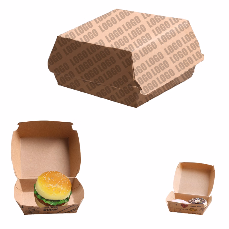 Custom Kraft Burger Box