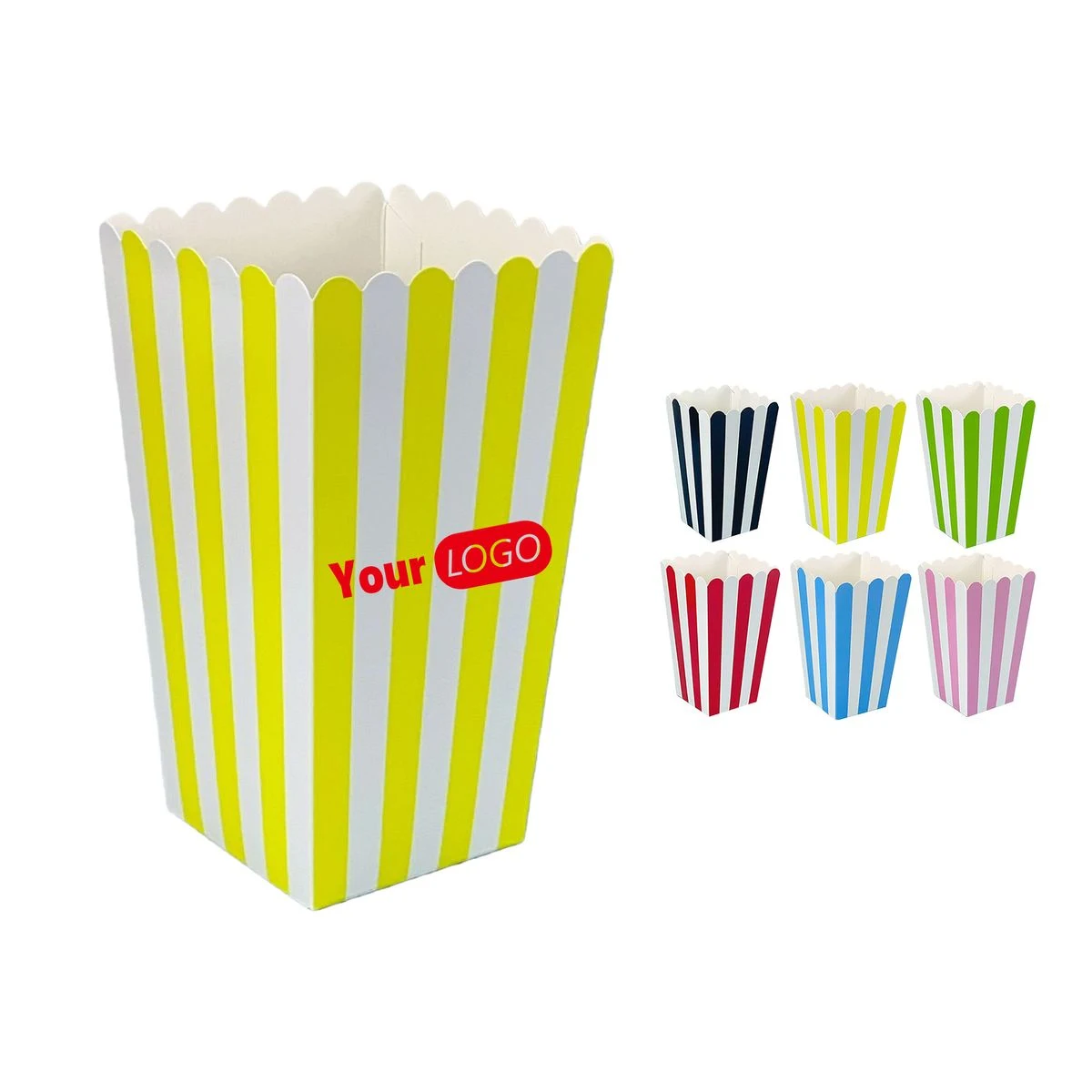 Custom Logo Paper Food Popcorn Box 1