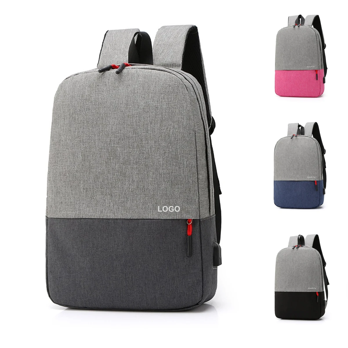 Computer Backpack with Charging Port (Direct Import) 1
