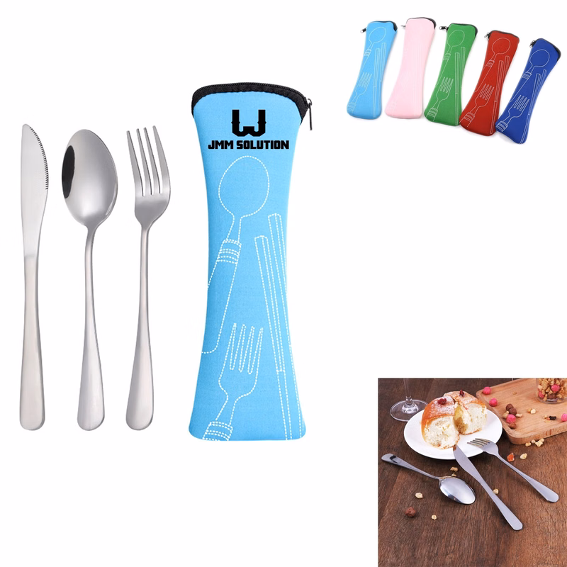 3-Piece (Knife, Fork, Spoon) Reusable Flatware Sets