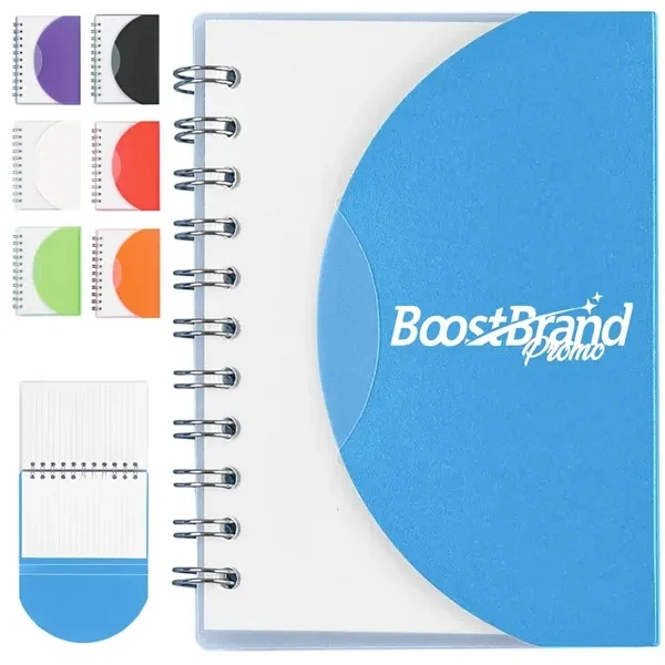 Custom A7 Mini Spiral Notebook Lay-Flat Design — Office & School Essentials 1