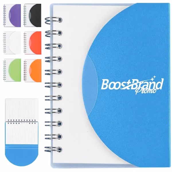 Custom A7 Mini Spiral Notebook Lay-Flat Design — Office & School Essentials