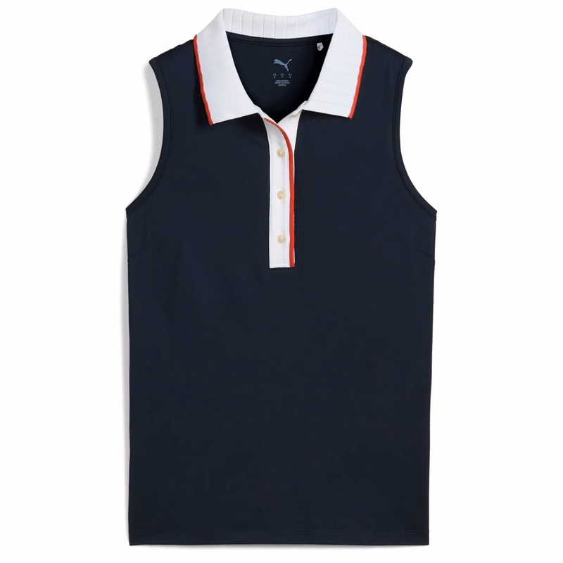 PUMA® CLOUDSPUN Bridges Women's Sleeveless Golf Polo Shirt