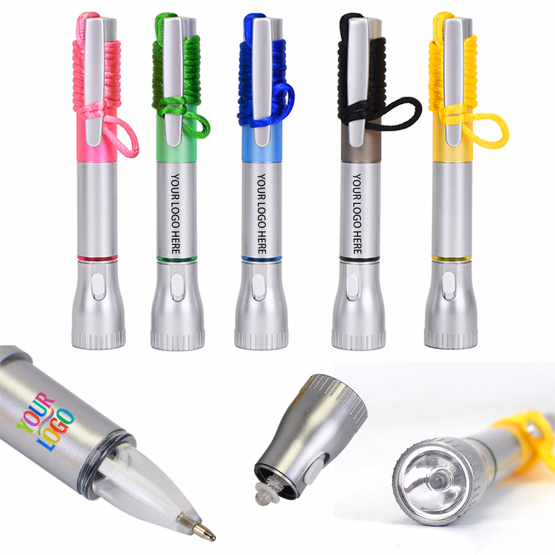 LED Pen With Lanyard