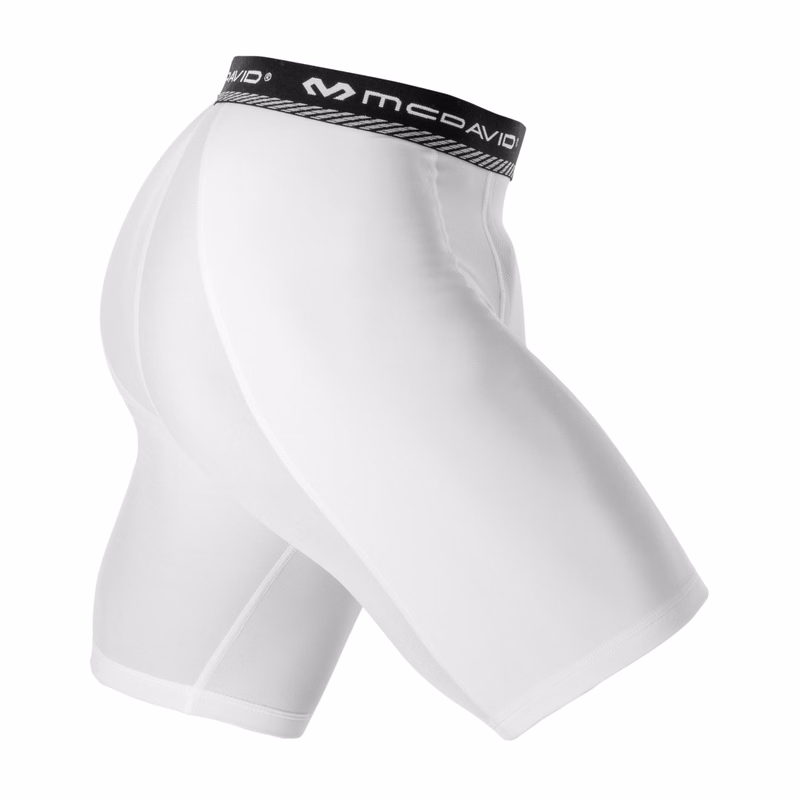 MD Double Compression Short w/Cup Pocket Yth WT