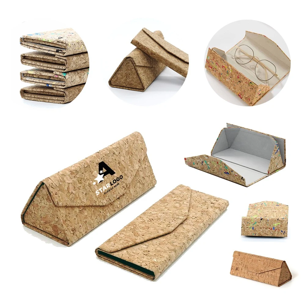 Eco-Friendly Biodegradable Cork Eyeglass Case 1