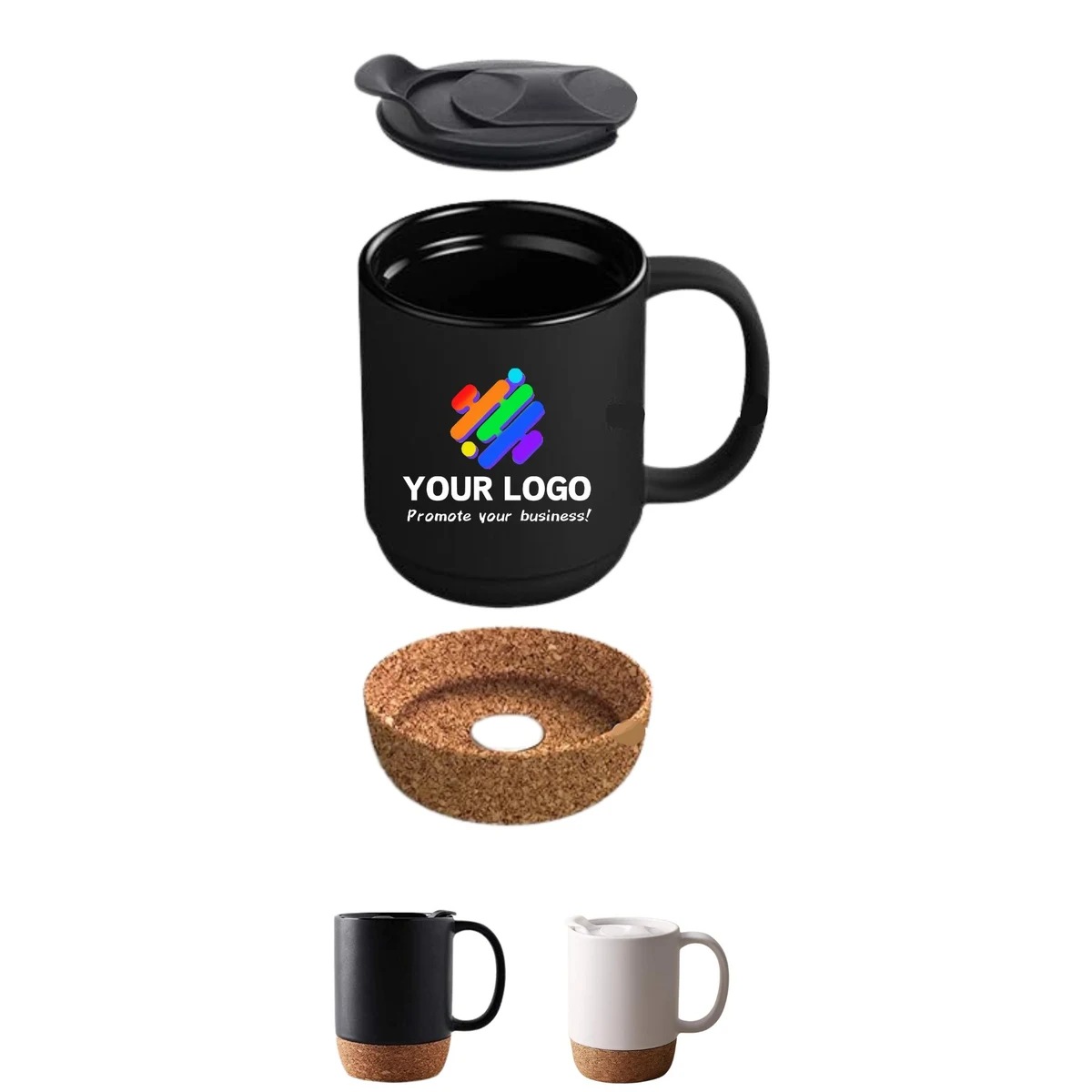 Cork Bottom Coffee Mug 1