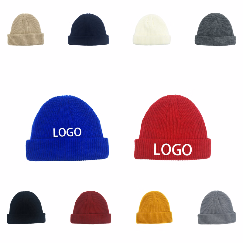 Simple Solid Warm Wool Beanie