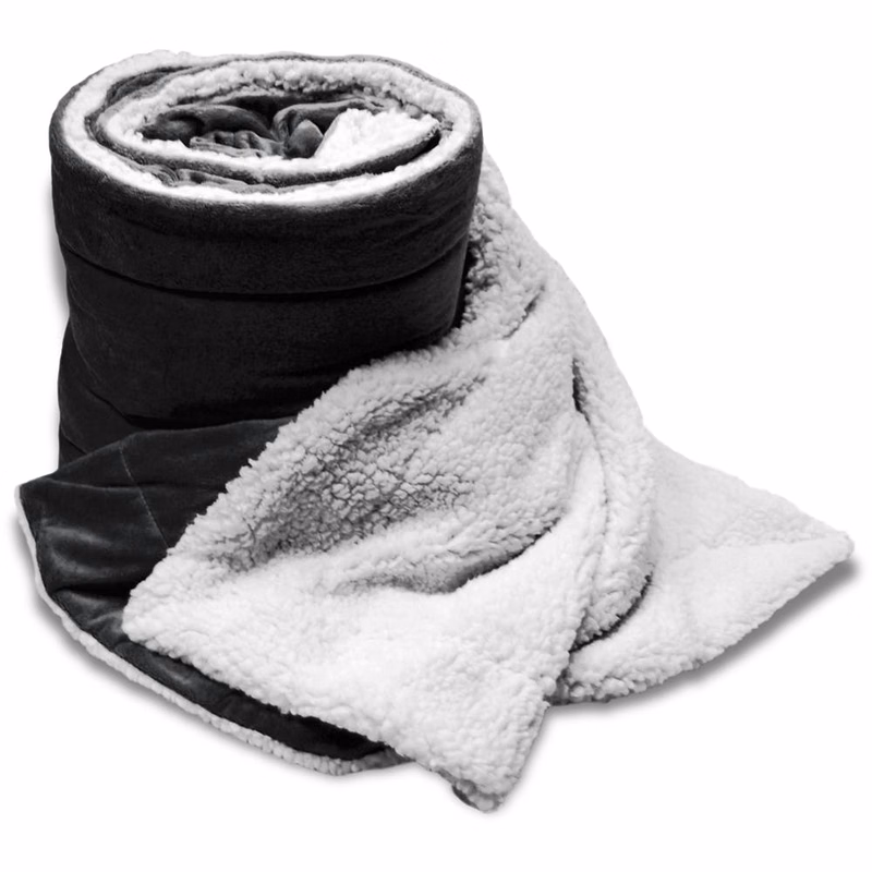 Sherpa Blankets - Black 60" x 72"