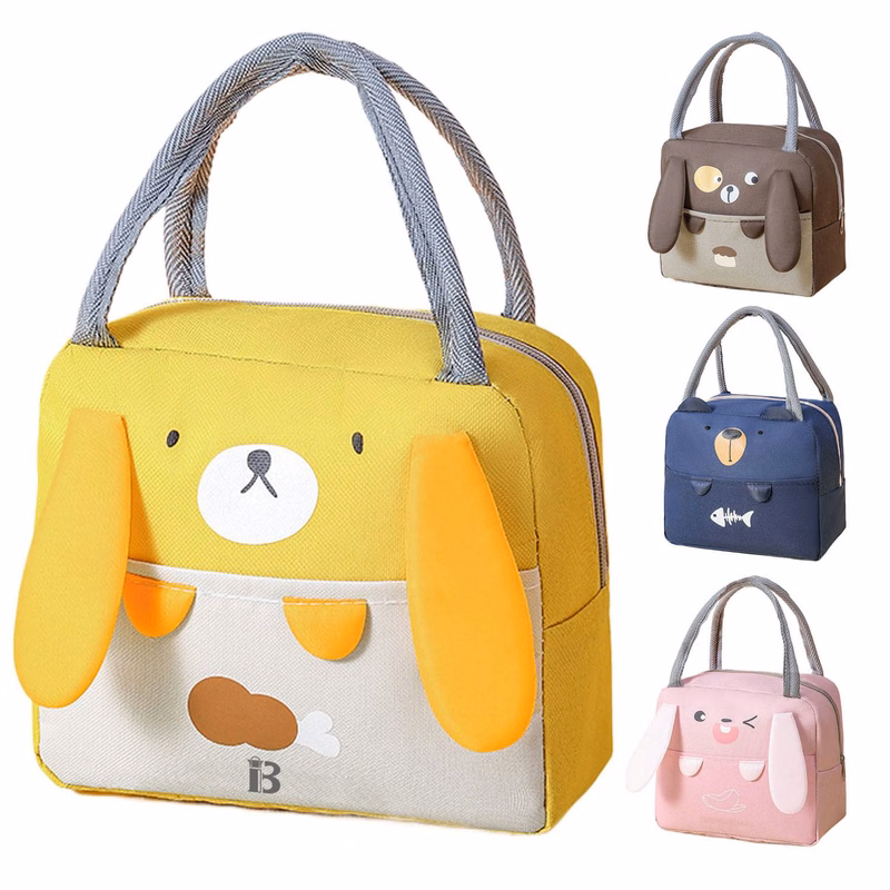 Large Capacity Portable Oxford Insulated Lunch Tote Bag
