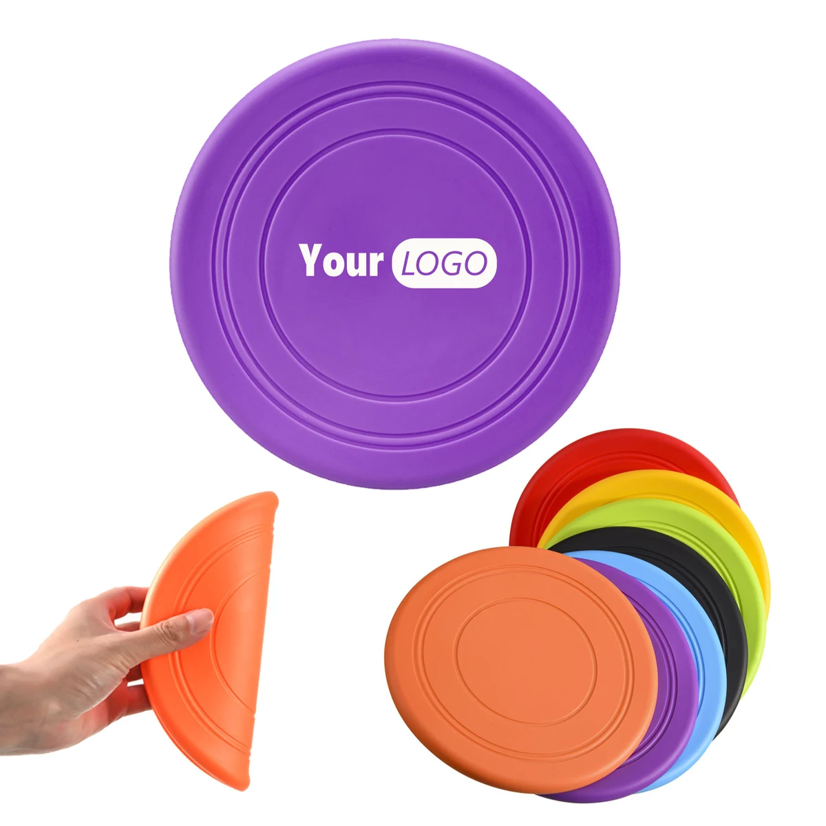 Portable Soft TPR Dog Flying Disc For Outdoor Training 1