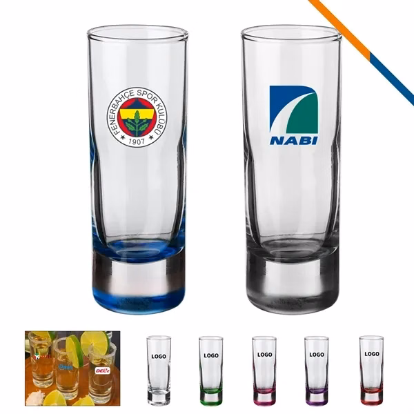 Custom 2 oz Heavy Base Shot Glasses Clear — Event Giveaways & Celebrations