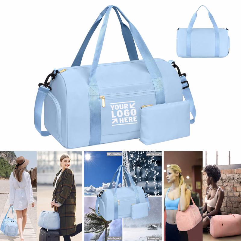 Women Waterproof Sports Duffle Gym Travel Compartment Luggage Mommy Maternity Hospital Bag With Shoe