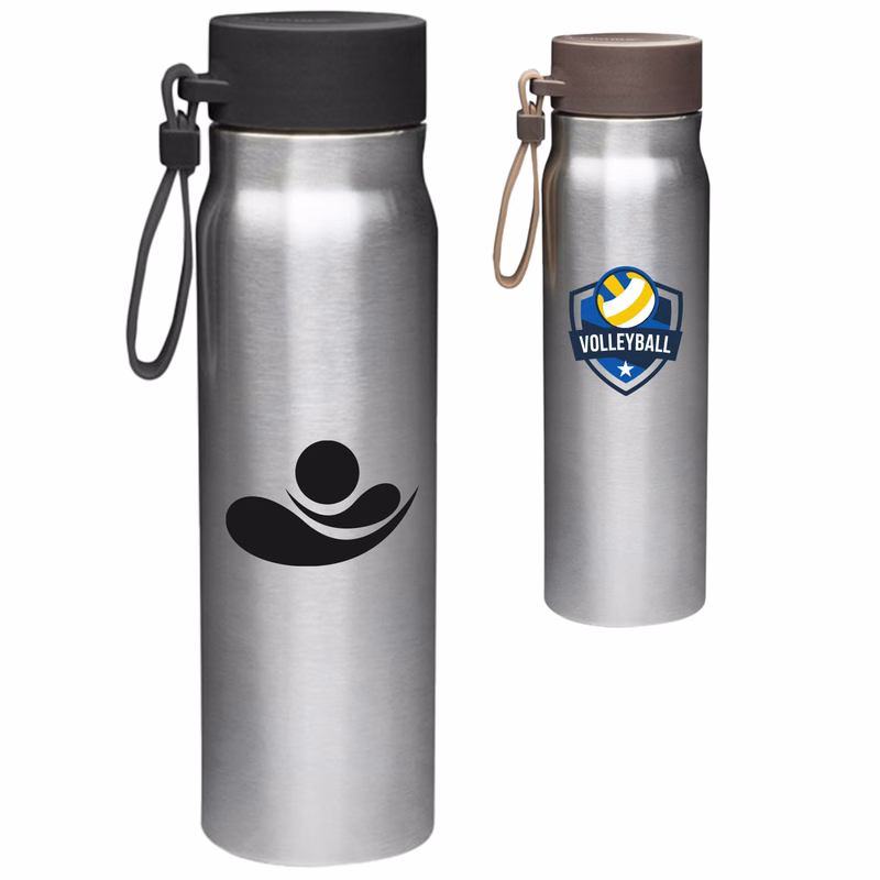 17 oz. Vacuum Insulated Water Bottles with Carrying Strap