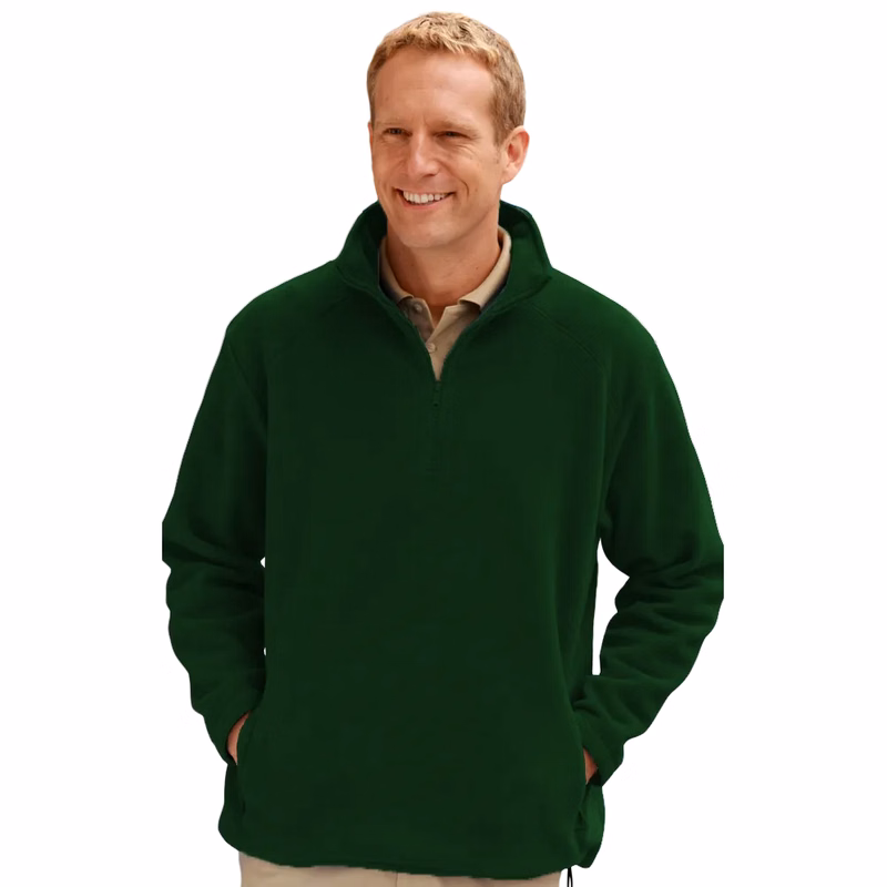 Adult Micro Fleece Zip Pullover
