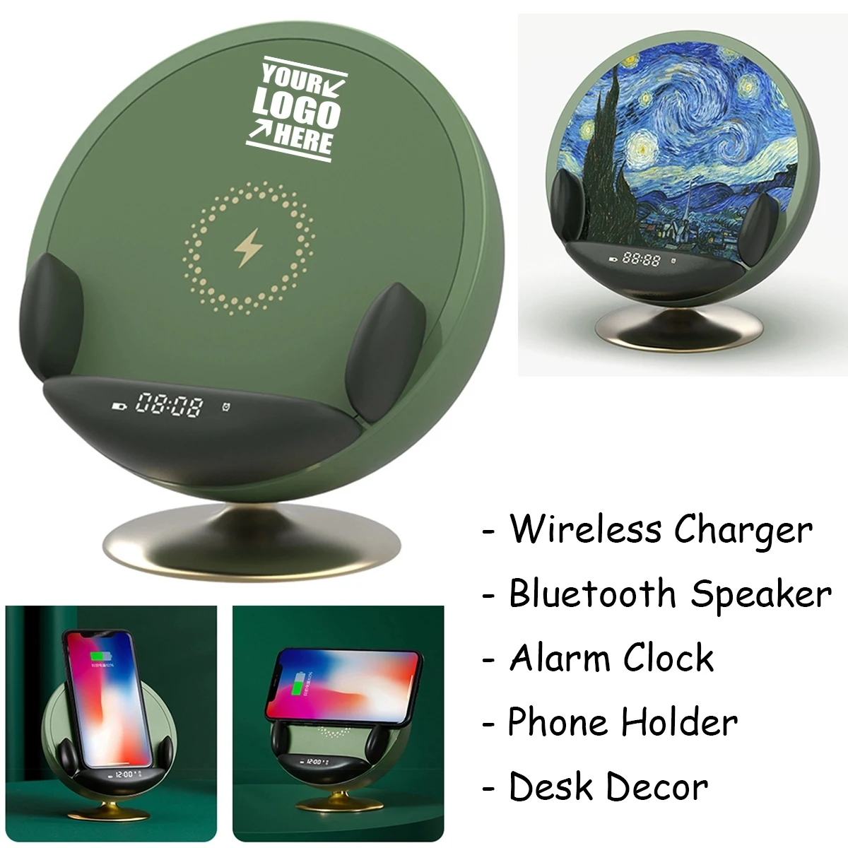 4-In-1 Wireless Charger Bluetooth Speaker 1