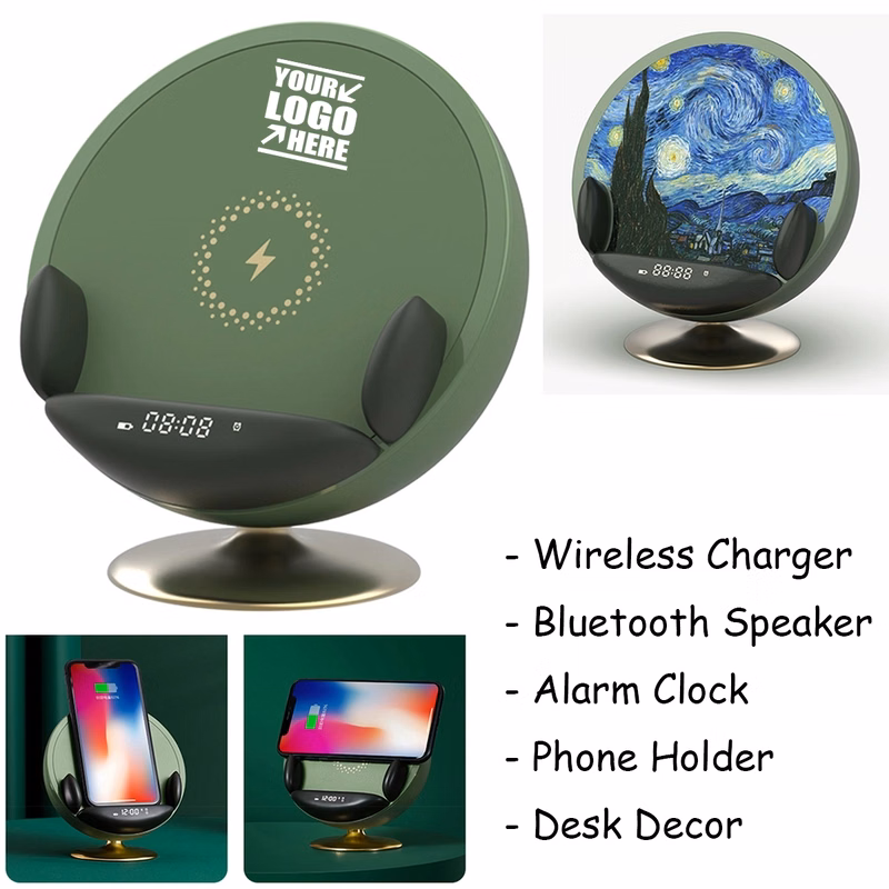 4-In-1 Wireless Charger Bluetooth Speaker