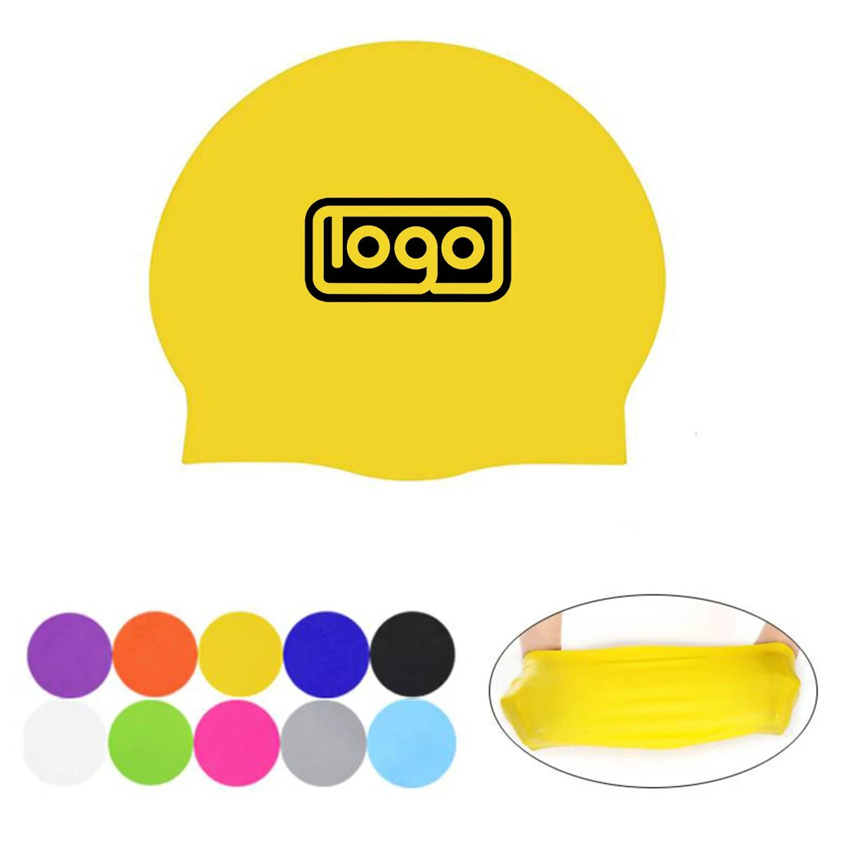 Soft Silicone Swimming Caps For Adult 1