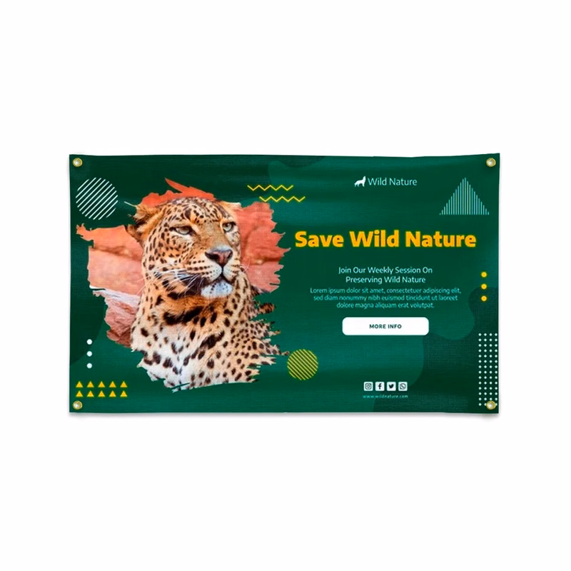 Digital Printed 13 oz Vinyl Scrim Banner 3-6 sq/ft