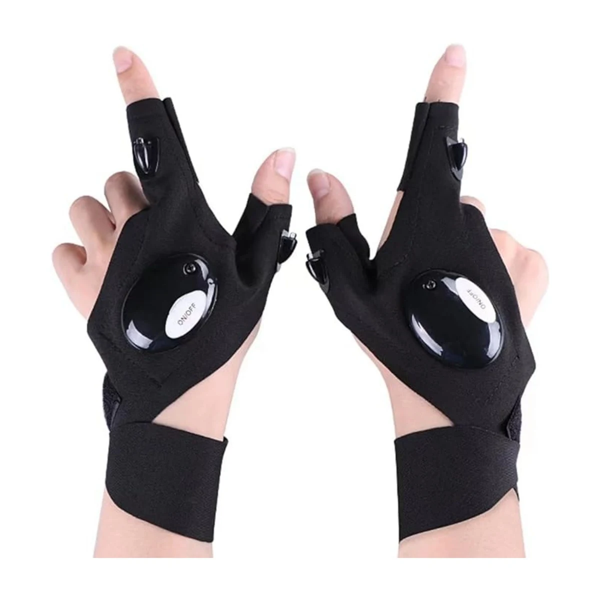 LED Flashlight Breathable And Lightweight Glove 1