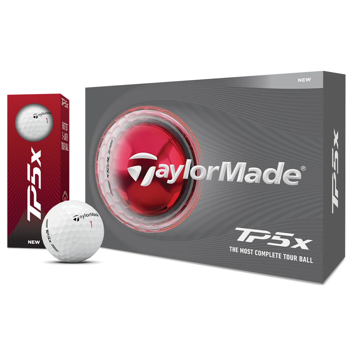 TaylorMade TP5X Golf Balls 1