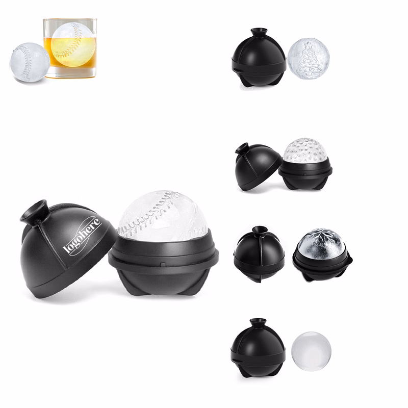 MOQ 50 Personalized Ice Ball Maker, Food Grade Silicone Mold