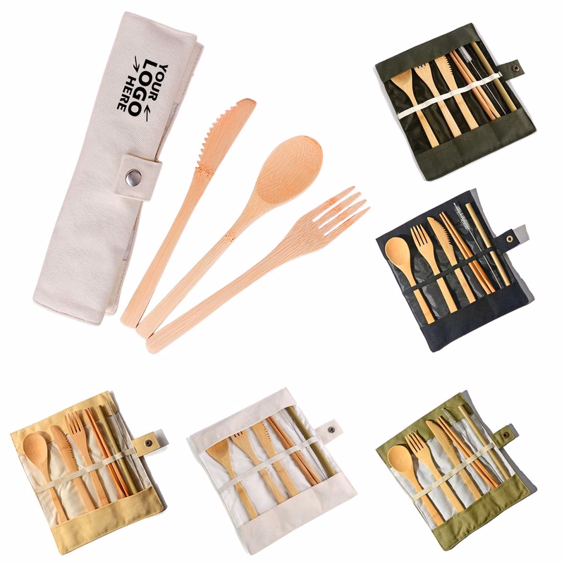 Eco-Friendly Bamboo Travel Utensil Set Lightweight & Stylish