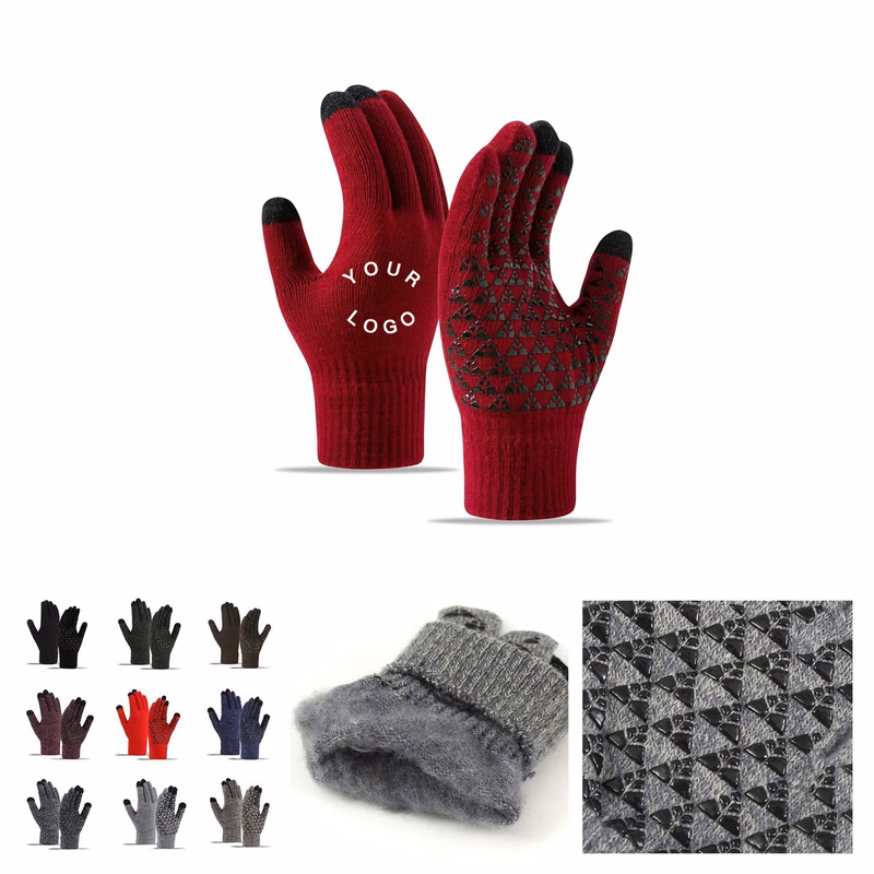 Breathable Knit Gloves for Winter Activities