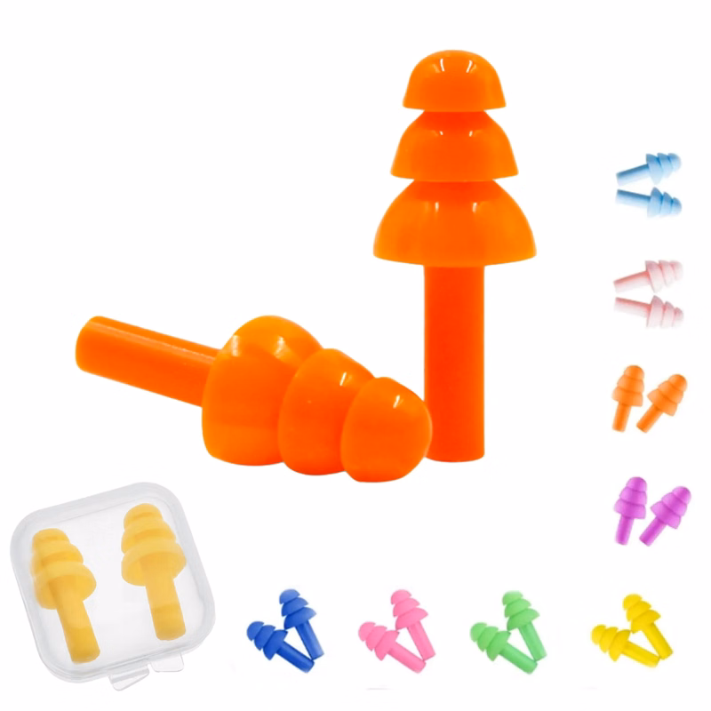 Noise Reduction Silicone Earplugs