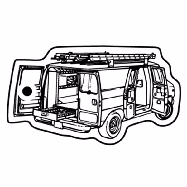 Van w/Ladders Key Tag - Spot Color