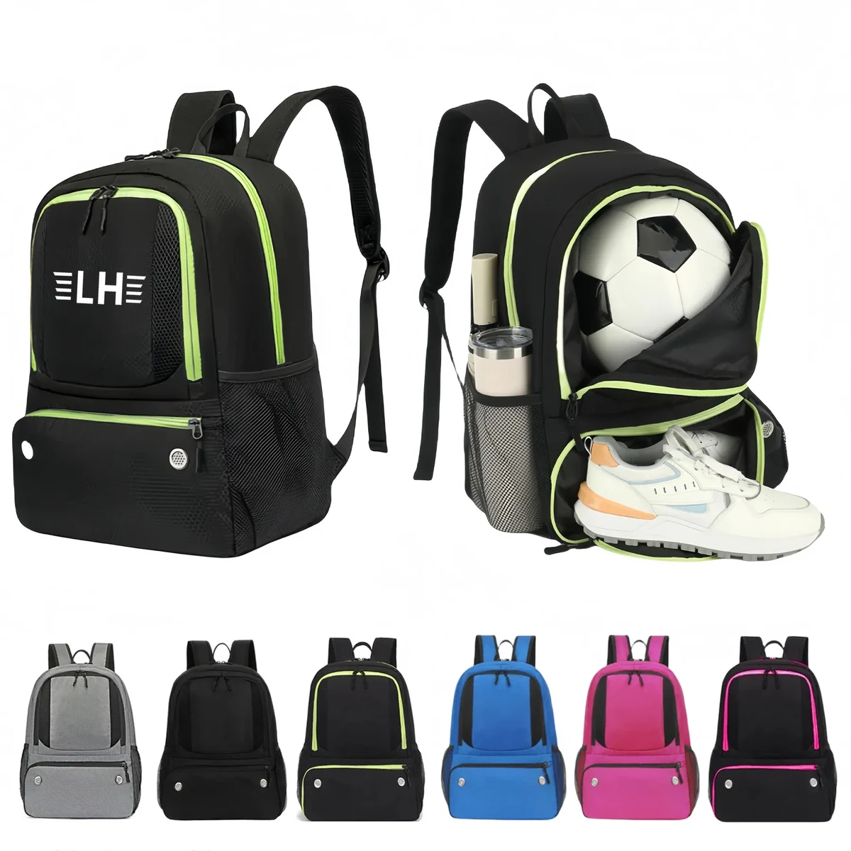 Soccer Bag with Ball Holder 1