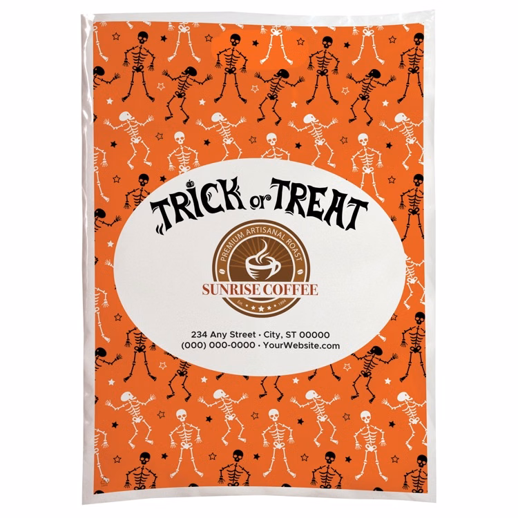 Halloween Scatter Design 2 Plastic Bag (13" x 18")