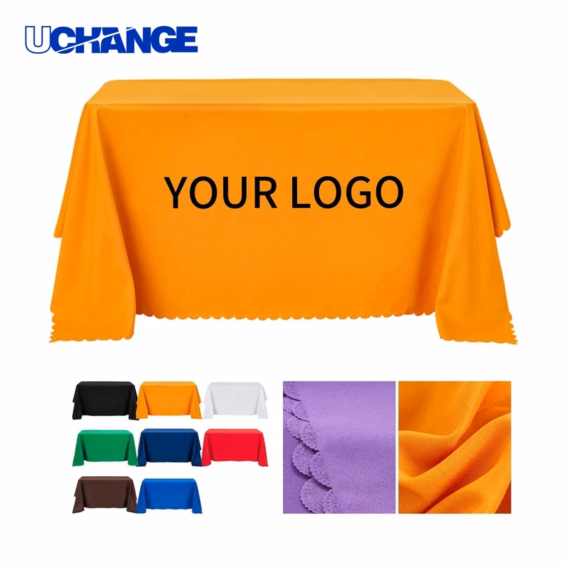 Table Throw Display Cover Custom 130x88 for Trade Shows